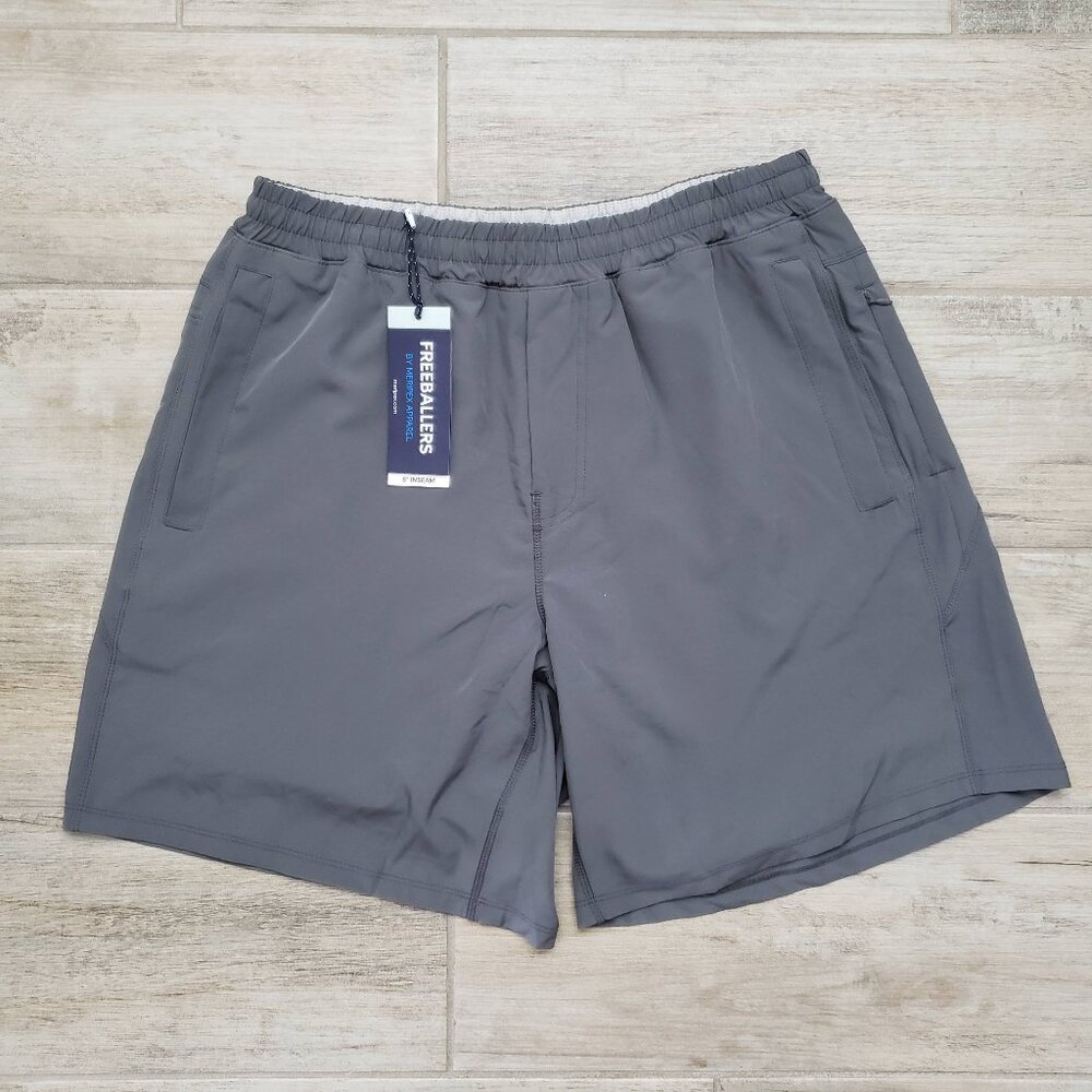 NWT Freeballers Shorts Men's Weighted Lined Performance Wear Gym Activewear XXL